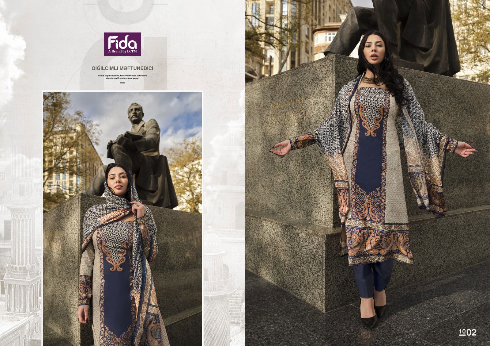 Murad By Fida Voile Cotton Dress Material Wholesale Clothing Suppliers In India